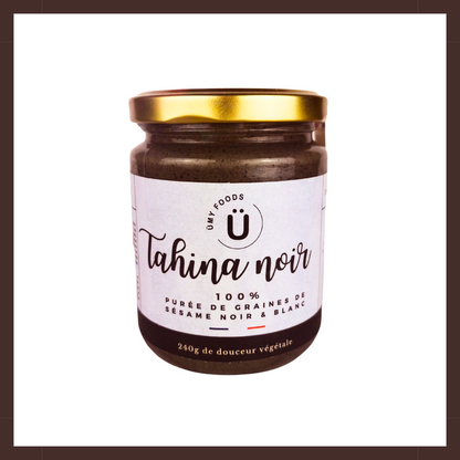 Purée 100% sésame noir, Tahina sésame noir - ÜMY